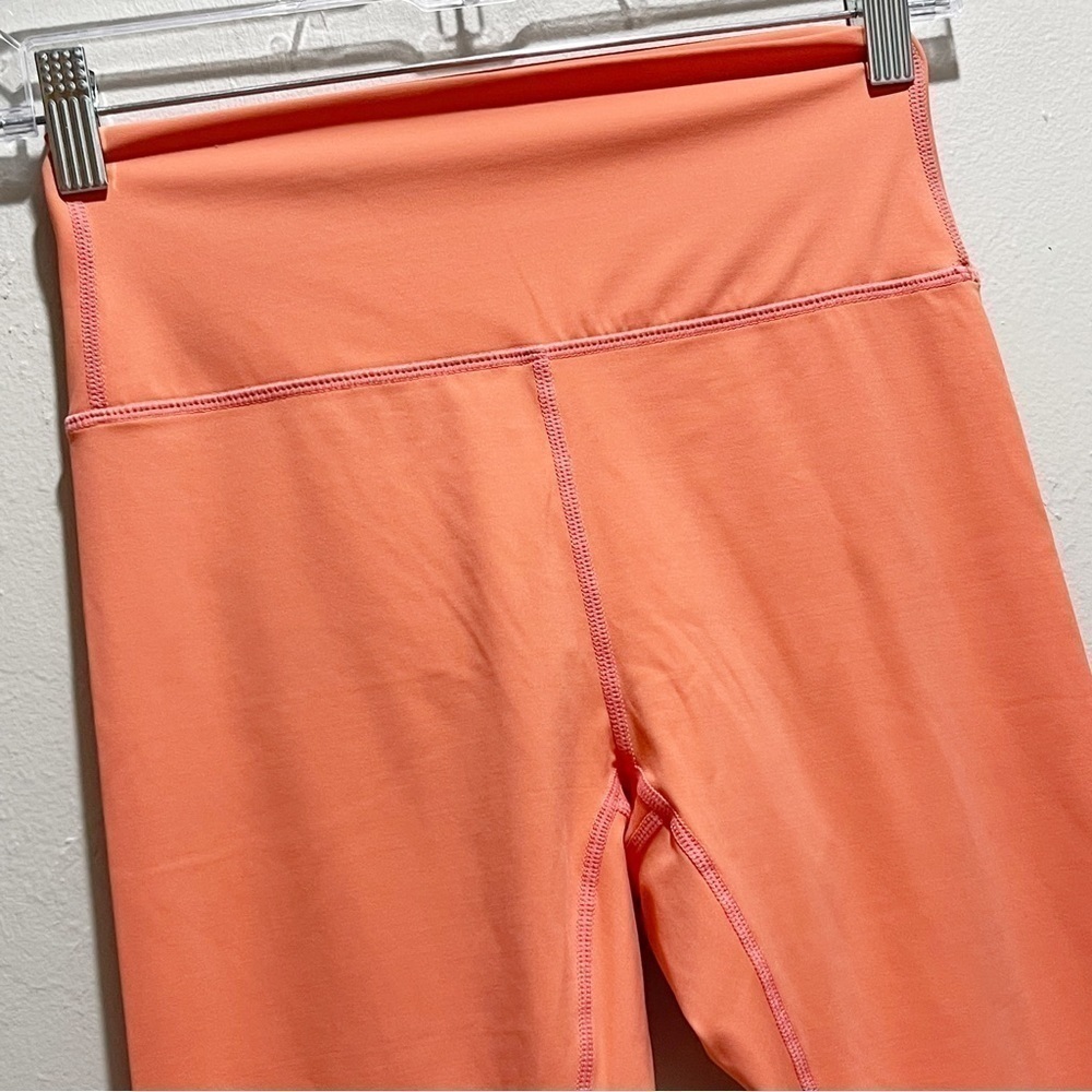 ZYIA ACTIVE Women’s Coral LASER CUT High Rise 7/8 Length Leggings Size 6–8 - Picture 4 of 9